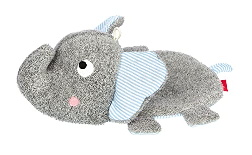SIGIKID 39662 Badewannenspielzeug Elefant, Stofftier für die Badewanne: Spiel & Spaß im Wasser beim Baden, für Kinder ab 12 Monaten, Grau/Elefant 28x21 cm SIGIKID 39662 Badewannenspielzeug Elefant, Stofftier für die Badewanne: Spiel & Spaß im Wasser beim Baden, für Kinder ab 12 Monaten, Grau/Elefant 28x21 cm von Sigikid