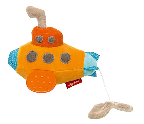 SIGIKID 42720 U-Boot Play & Cool Mädchen und Jungen Babyspielzeug empfohlen ab 3 Monaten gelb/orange von Sigikid