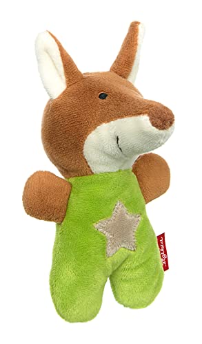 SIGIKID 42797 Rassel Fuchs Red Stars Mädchen und Jungen Babyspielzeug empfohlen ab Geburt grün/braun von Sigikid