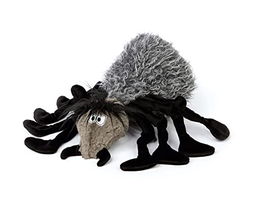 sigikid 42821 Spinne Brigitt Igitt,BeastsTown Kuscheltier: Sammeln,Schenken,Spielen,Schmusen,Kinder Erwachsene 3-99 Jahren,Grau/Schwarz/Spinne,36x20x16cm von Sigikid