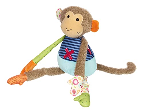 SIGIKID 42836 Stofftier Affe Patchwork Sweety Kuscheltier zum Spielen & Schmusen aus weichem Materialmix für Babys und Kinder, Jungen und Mädchen von 0 Monaten bis 8 Jahren Mehrfarbig/Affe 41 cm SIGIKID 42836 Stofftier Affe Patchwork Sweety Kuscheltier zum Spielen & Schmusen aus weichem Materialmix für Babys und Kinder, Jungen und Mädchen von 0 Monaten bis 8 Jahren Mehrfarbig/Affe 41 cm von Sigikid
