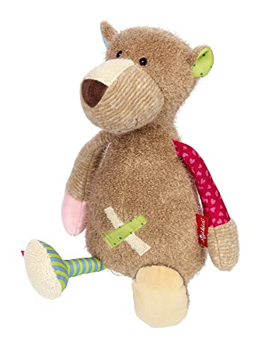 SIGIKID 42840 Stofftier Bär Patchwork Sweety Kuscheltier zum Spielen & Schmusen aus weichem Materialmix für Babys und Kinder, Jungen und Mädchen von 0 Monaten bis 8 Jahren Mehrfarbig/Bär 31 cm SIGIKID 42840 Stofftier Bär Patchwork Sweety Kuscheltier zum Spielen & Schmusen aus weichem Materialmix für Babys und Kinder, Jungen und Mädchen von 0 Monaten bis 8 Jahren Mehrfarbig/Bär 31 cm von Sigikid
