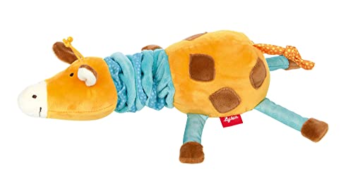 SIGIKID 42955 Rattel Giraffe, PlayQ Lernspielzeug, Plüschtier mit Vibrations-Rassel: spielen, erkennen, entdecken, Funktionen nutzen - für Babys & Kinder ab 3 Monaten, Gelb-Blau/Giraffe 24 cm SIGIKID 42955 Rattel Giraffe, PlayQ Lernspielzeug, Plüschtier mit Vibrations-Rassel: spielen, erkennen, entdecken, Funktionen nutzen - für Babys & Kinder ab 3 Monaten, Gelb-Blau/Giraffe 24 cm von Sigikid
