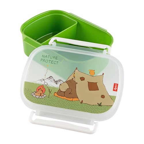 SIGIKID 24780 Brotzeitbox Forest Grizzly Lunchbox BPA-frei Mädchen und Jungen Lunchbox empfohlen ab 2 Jahren grün SIGIKID 24780 Brotzeitbox Forest Grizzly Lunchbox BPA-frei Mädchen und Jungen Lunchbox empfohlen ab 2 Jahren grün von Sigikid