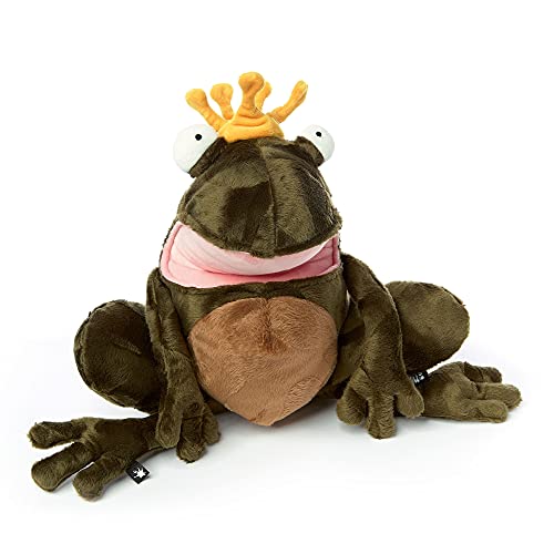 SIGIKID 39576 Prince Krawanski BeastsTown Frosch für Mädchen Jungen und Erwachsene Kuscheltier empfohlen ab 2 Jahren Grün-Braun/Frosch von Sigikid