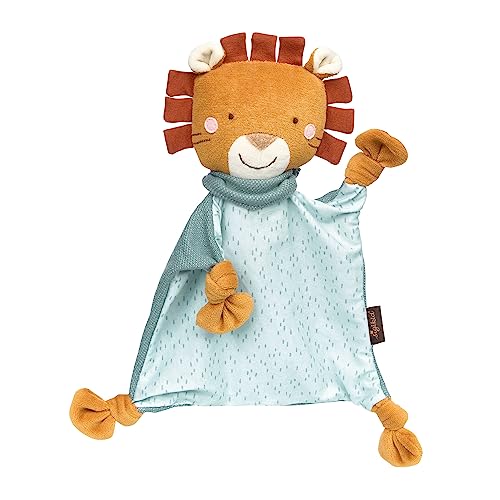 sigikid 39771 Schnuffeltuch Tiercharakter Löwe, blau/orange von Sigikid