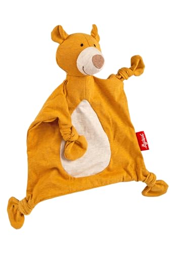 sigikid 39823 Schnuffeltuch Tiercharakter Bär, gelb/Bär/26cm von Sigikid