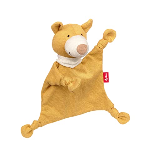 sigikid 39839 Schnuffeltuch Tiercharakter Bär, gelb/Bär/18cm von Sigikid