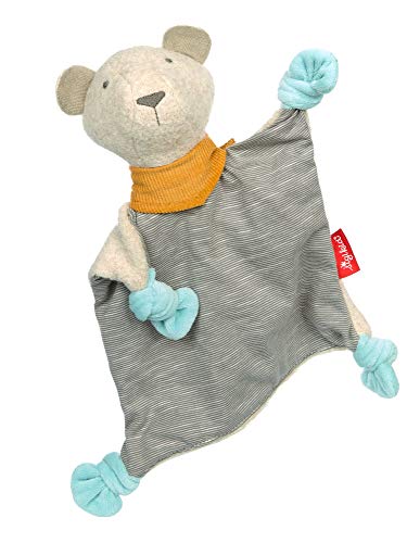 SIGIKID 42666 Schnuffeltuch Bär Gold Collection Mädchen und Jungen Babyspielzeug empfohlen ab Geburt grau/blau SIGIKID 42666 Schnuffeltuch Bär Gold Collection Mädchen und Jungen Babyspielzeug empfohlen ab Geburt grau/blau von Sigikid