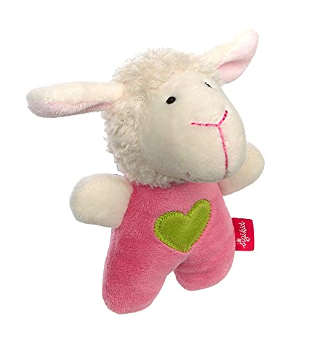 SIGIKID 42802 Rassel Schaf Red Stars Mädchen Babyspielzeug empfohlen ab Geburt pink/weiß SIGIKID 42802 Rassel Schaf Red Stars Mädchen Babyspielzeug empfohlen ab Geburt pink/weiß von Sigikid