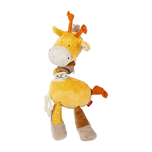 sigikid 43165 Babyaktivspielzeug Stofftier, Gelb/Beige/Giraffe von Sigikid