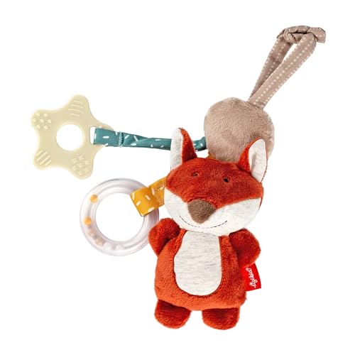 sigikid 43169 Babyaktivspielzeug Anhänger Fuchs, rot von Sigikid