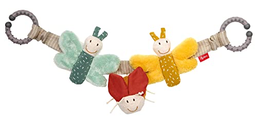 sigikid 43225 Kinderwagenkette Schmetterling, Taupe/gelb/Petrol sigikid 43225 Kinderwagenkette Schmetterling, Taupe/gelb/Petrol von Sigikid