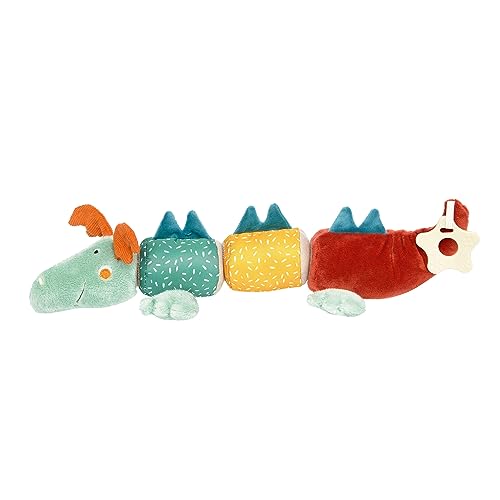 sigikid 43228 Babyspielzeug, Mehrfarbig/Klett-Drache von Sigikid