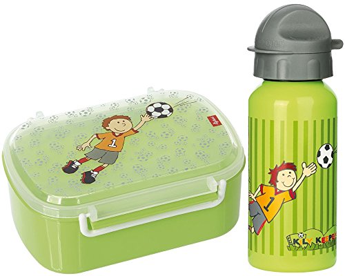Sigikid Brotdose 24781 und Trinkflasche Fußball Kily Keeper 24795 Geschenkset für Kindergartenkinder oder ABC Schützen Sigikid Brotdose 24781 und Trinkflasche Fußball Kily Keeper 24795 Geschenkset für Kindergartenkinder oder ABC Schützen von Sigikid