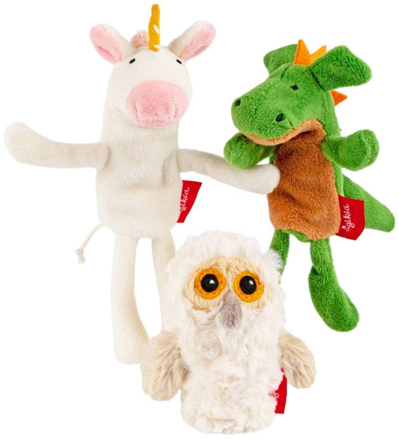 Sigikid Fingerteddys - 14 cm - Fantasie - Sigikid - One Size - Kuscheltiere von Sigikid