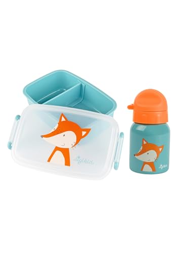Sigikid Kindergarten-Set Trinkflasche & Brotdose Fuchs Blau/Orange Fuchs, OneSize Sigikid Kindergarten-Set Trinkflasche & Brotdose Fuchs Blau/Orange Fuchs, OneSize von Sigikid