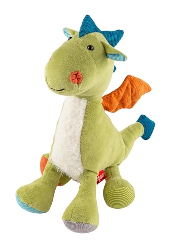 Sigikid Kuscheltier Drache Patchwork Sweety grün/orange/blau,OneSize,grün/orange/blau von Sigikid
