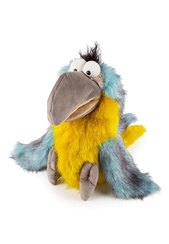 Sigikid Kuscheltier Handpuppe Papagei Cuddly Talkies gelb/türkis, OneSize von Sigikid
