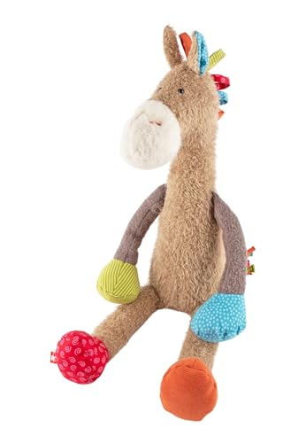 Sigikid Kuscheltier Pferd Patchwork Sweety mittelbraun/Mehrfarbig,OneSize,mittelbraun/Mehrfarbig von Sigikid