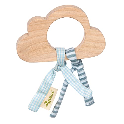 SIGIKID 39089 Holzgreifling Wolke Green Mädchen und Jungen Babyspielzeug empfohlen ab 3 Monaten natur/blau SIGIKID 39089 Holzgreifling Wolke Green Mädchen und Jungen Babyspielzeug empfohlen ab 3 Monaten natur/blau von Sigikid