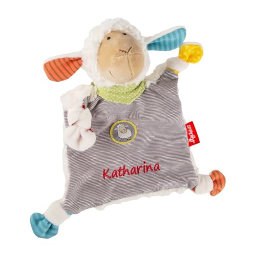 Sigikid Schnuffeltuch Boller Schäfle mit Namens-Stickerei grau, OneSize Sigikid Schnuffeltuch Boller Schäfle mit Namens-Stickerei grau, OneSize von Sigikid
