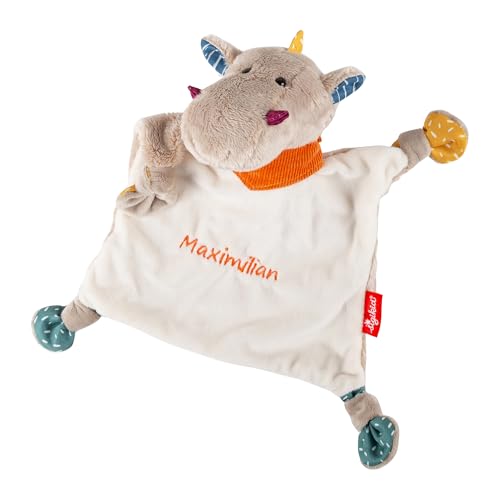 Sigikid Schnuffeltuch Drache mit Namens-Stickerei grau, OneSize von Sigikid