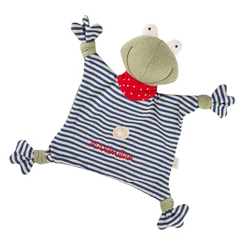 Sigikid Schnuffeltuch Frosch mit Namens-Stickerei grün, OneSize von Sigikid