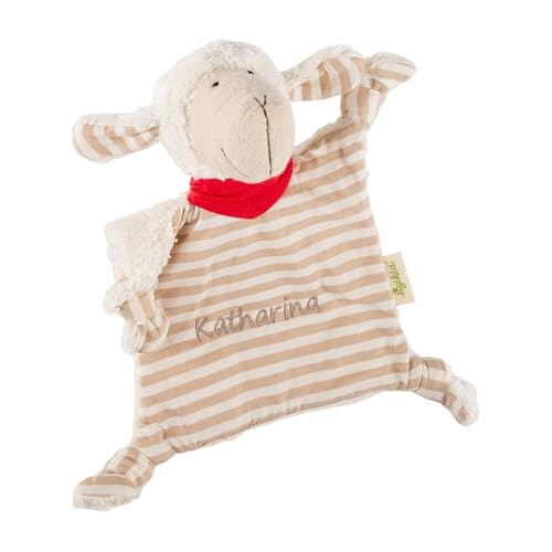 Sigikid Schnuffeltuch Schaf Green mit Namens-Stickerei Offwhite, OneSize Sigikid Schnuffeltuch Schaf Green mit Namens-Stickerei Offwhite, OneSize von Sigikid