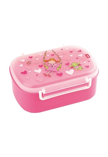 SIGIKID 24472 Brotzeitbox Pinky Queeny Lunchbox BPA-frei Mädchen empfohlen ab 2 Jahren rosa, 11 x 7 x 17 von Sigikid