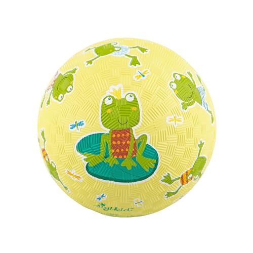 sigikid 43087 Mini-Kautschuk Ball Frosch, grün, bunt, griffig, ab 1 Jahr, Naturkautschuk von Sigikid