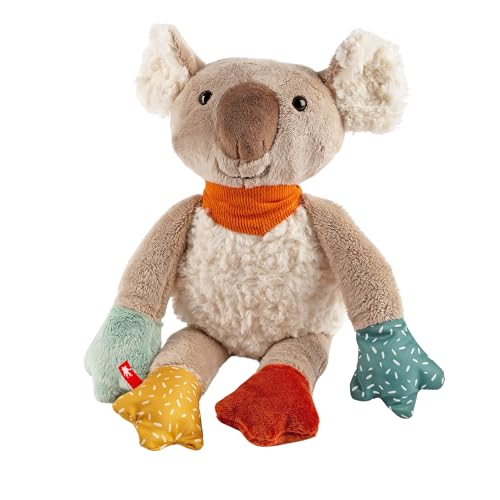 sigikid 43219 Kuscheltier Koala Patchwork Sweety, Yellow für Mädchen und Jungen von 0 bis 8 Jahren von Sigikid