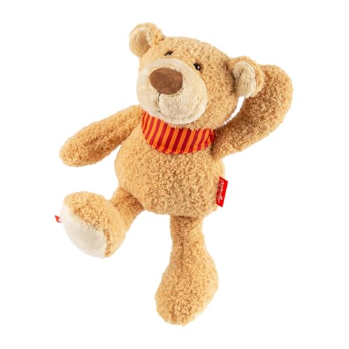 SIGIKID 43255 Bär Gildehard Günsburg M, Plüsch, Kuscheltier, Stofftier, kuschelweich, Podcast-Held, ab 3 Monaten von Sigikid
