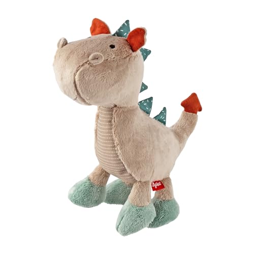 sigikid 43273 Drache Patchwork Sweety, Plüsch, Kuscheltier, Stofftier, kuschelweich, Trendfarben, ab 3 Monaten von Sigikid