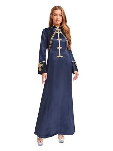SiiRoh Frauenkirche Geistlichenrobe Halloween Rollenspiel Outfits Chor Minister Talar Für Cosplay Marineblau M SiiRoh Frauenkirche Geistlichenrobe Halloween Rollenspiel Outfits Chor Minister Talar Für Cosplay Marineblau M von SiiRoh