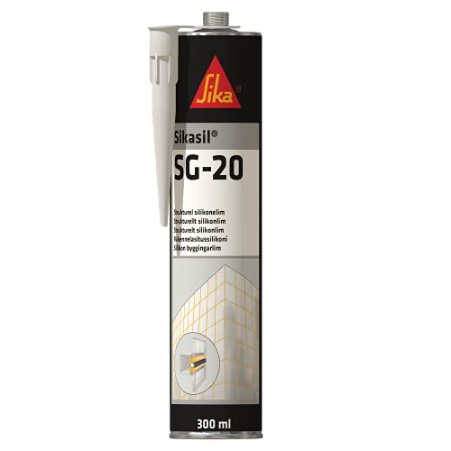 SIKA - Vielseitiger Silikonkleber - Sikasil SG-20 schwarz - Für strukturelle Verglasung - Gute Haftung auf einer Vielzahl von Oberflächen - Feuchtigkeitshärtend - Hohe UV- und Witterungsbeständigkeit SIKA - Vielseitiger Silikonkleber - Sikasil SG-20 schwarz - Für strukturelle Verglasung - Gute Haftung auf einer Vielzahl von Oberflächen - Feuchtigkeitshärtend - Hohe UV- und Witterungsbeständigkeit von Sika