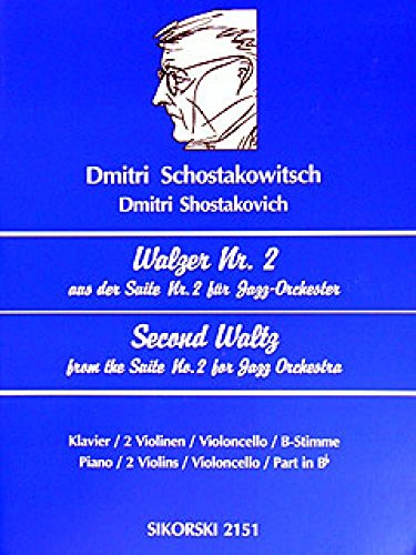 Second Waltz (2e Jazz Suite) - Spielzeug Klavier und Violine - Book+CD von Sikorski Edition