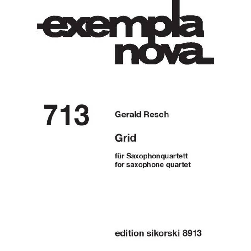 exempla nova / Grid von Schott Music, Mainz