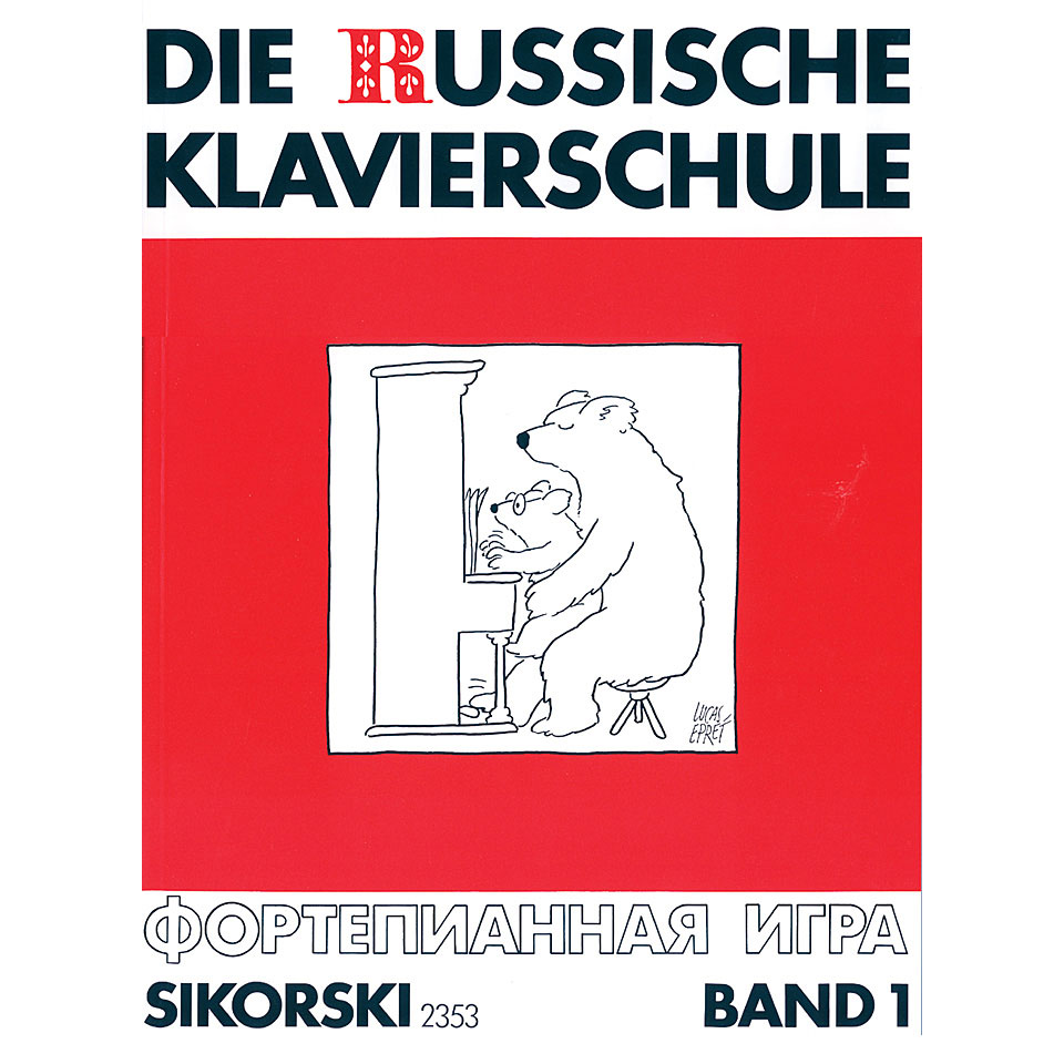 Sikorski Die Russische Klavierschule Bd.1 Lehrbuch von Sikorski