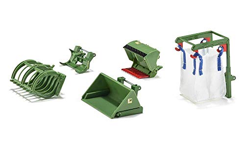 siku 3658, 5-teiliges Frontlader Zubehör-Set, 1:32, Passend für alle siku Traktoren mit Frontlader im Maßstab 1:32, grün siku 3658, 5-teiliges Frontlader Zubehör-Set, 1:32, Passend für alle siku Traktoren mit Frontlader im Maßstab 1:32, grün von Siku