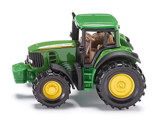 Siku 1009, John Deere 7530 Traktor, Metall/Kunststoff, grün, Spielzeugtraktor für Kinder von ボーネルンド