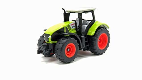 siku 1030, Claas Axion 950 Traktor, Metall/Kunststoff, Grün, Inkl. Anhängerkupplung, Räder mit gummierten Reifen von Siku