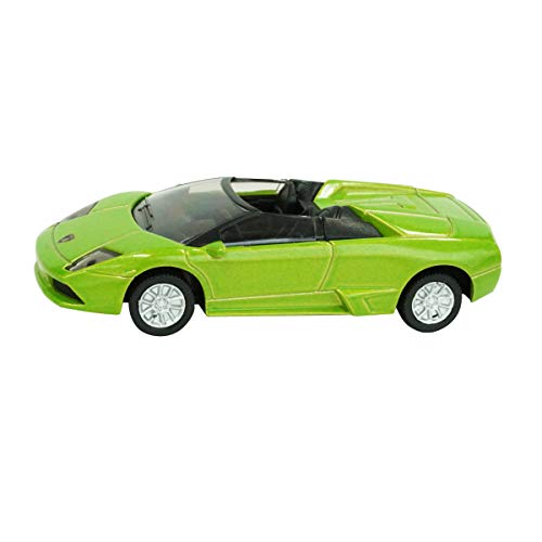 SIKU 1318, Lamborghini Murciélago Roadster, Metall/Kunststoff, Grün, Spielzeugauto für Kinder von ボーネルンド