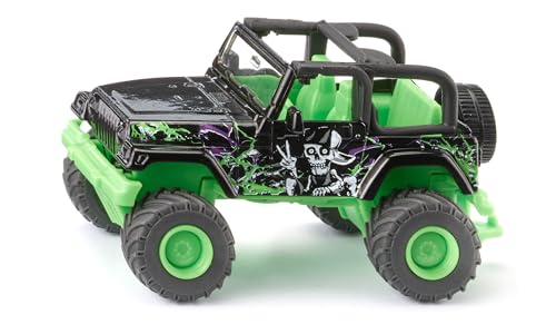 siku 1554, Jeep Big Wheel, Spielzeugauto für Kinder, Metall/Kunststoff, Schwarz/Grün, Spielzeugauto für Kinder, Anhängerkupplung siku 1554, Jeep Big Wheel, Spielzeugauto für Kinder, Metall/Kunststoff, Schwarz/Grün, Spielzeugauto für Kinder, Anhängerkupplung von Siku