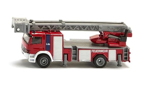 Siku 1841, Feuerwehrdrehleiter-Fahrzeug, 1:87, Metall/Kunststoff, Rot, Bewegliche Leiter Siku 1841, Feuerwehrdrehleiter-Fahrzeug, 1:87, Metall/Kunststoff, Rot, Bewegliche Leiter von Siku