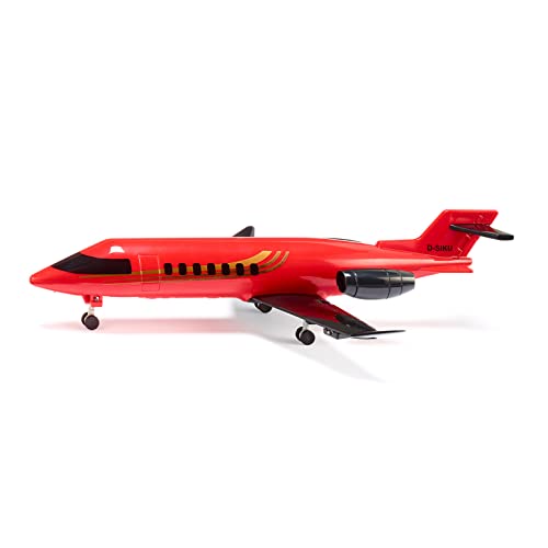 Siku 2526, Geschäftsflugzeug, Spielzeug-Jet, Kunststoff, Rot, 7 LED-Lichter, EIN- und ausklappbares Fahrwerk Siku 2526, Geschäftsflugzeug, Spielzeug-Jet, Kunststoff, Rot, 7 LED-Lichter, EIN- und ausklappbares Fahrwerk von Siku
