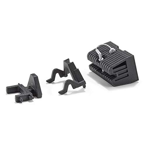 siku 3095, Adapter Set mit Frontgewicht, 1:32, Metall, Schwarz, Passend für Front-und Heckkupplung von siku Traktoren von Siku