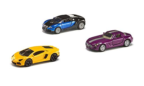 siku 6301, Geschenkset - Sportwagen, Metall/Kunststoff, Multicolor, Spielkombination, 3 Sportwagen siku 6301, Geschenkset - Sportwagen, Metall/Kunststoff, Multicolor, Spielkombination, 3 Sportwagen von Siku