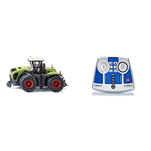 Siku 6791, Claas Xerion 5000 TRAC VC Traktor, Grün, 1:32, Ferngesteuert & Bluetooth Fernsteuermodul, Control Fahrzeuge mit Bluetooth-Steuerung, Kunststoff, Blau/Silber Siku 6791, Claas Xerion 5000 TRAC VC Traktor, Grün, 1:32, Ferngesteuert & Bluetooth Fernsteuermodul, Control Fahrzeuge mit Bluetooth-Steuerung, Kunststoff, Blau/Silber von Siku