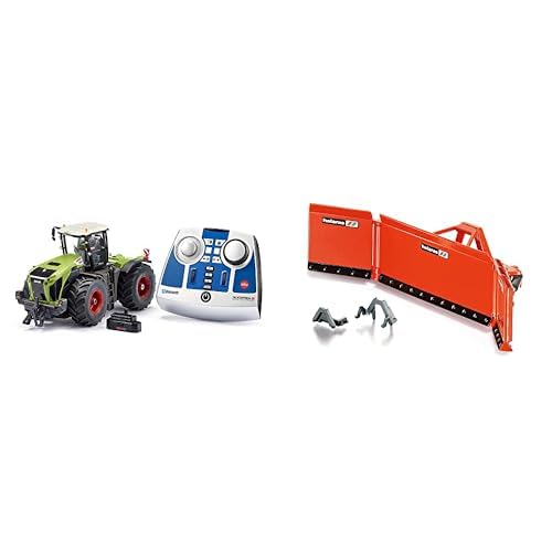 Siku 6794, Claas Xerion 5000 TRAC VC Traktor, Grün, Metall/Kunststoff, 1:32, Ferngesteuert & 2467, Maisschiebeschild, 1:32, Metall, Orange, Ideale Ergänzung Traktoren im gleichen Maßstab Siku 6794, Claas Xerion 5000 TRAC VC Traktor, Grün, Metall/Kunststoff, 1:32, Ferngesteuert & 2467, Maisschiebeschild, 1:32, Metall, Orange, Ideale Ergänzung Traktoren im gleichen Maßstab von Siku